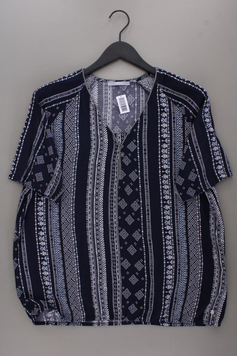 Cecil Kurzarmbluse Gr. L blau