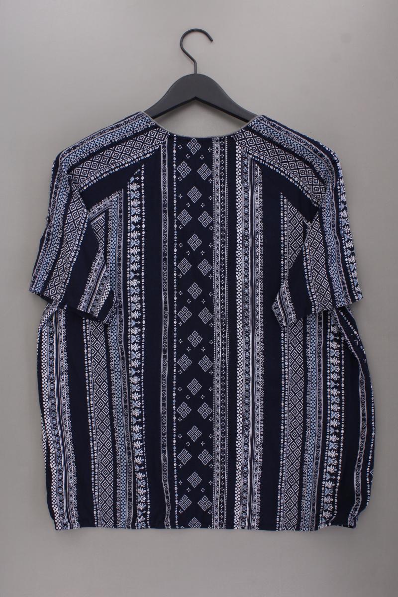 Cecil Kurzarmbluse Gr. L blau