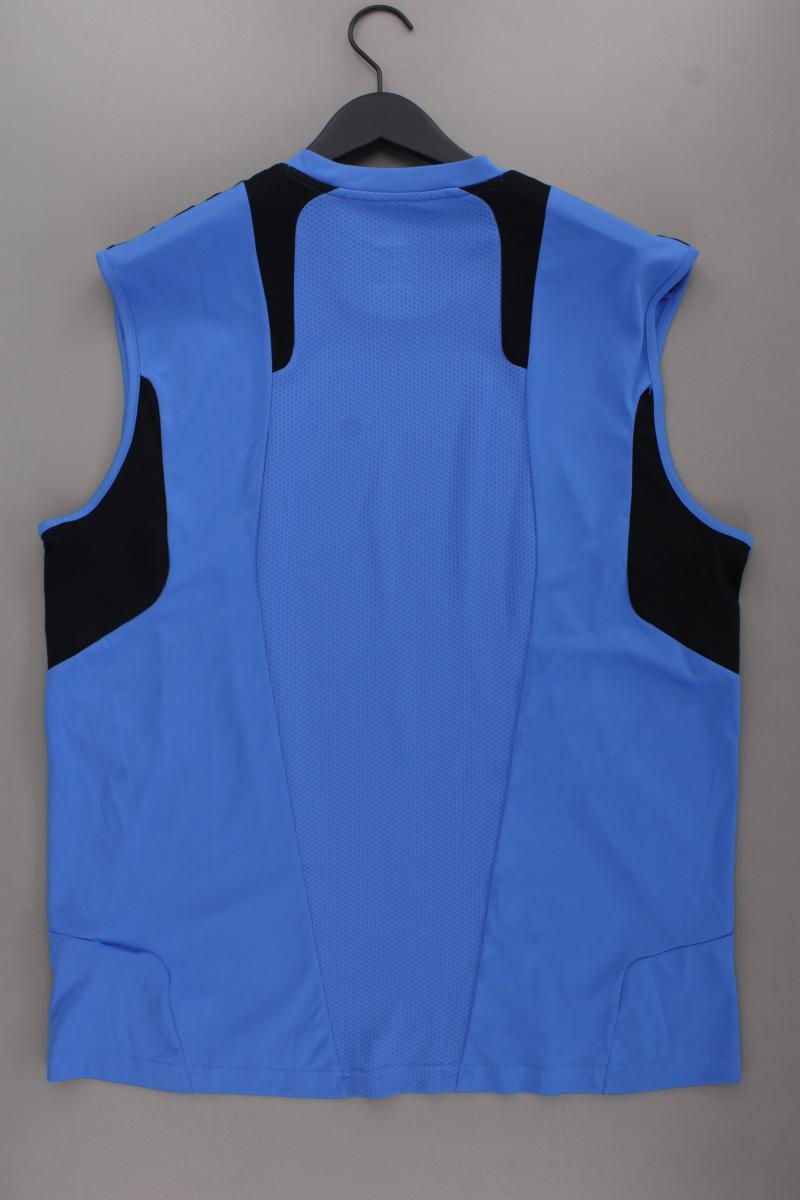 Adidas Sporttop für Herren Gr. XL neuwertig blau aus Polyester