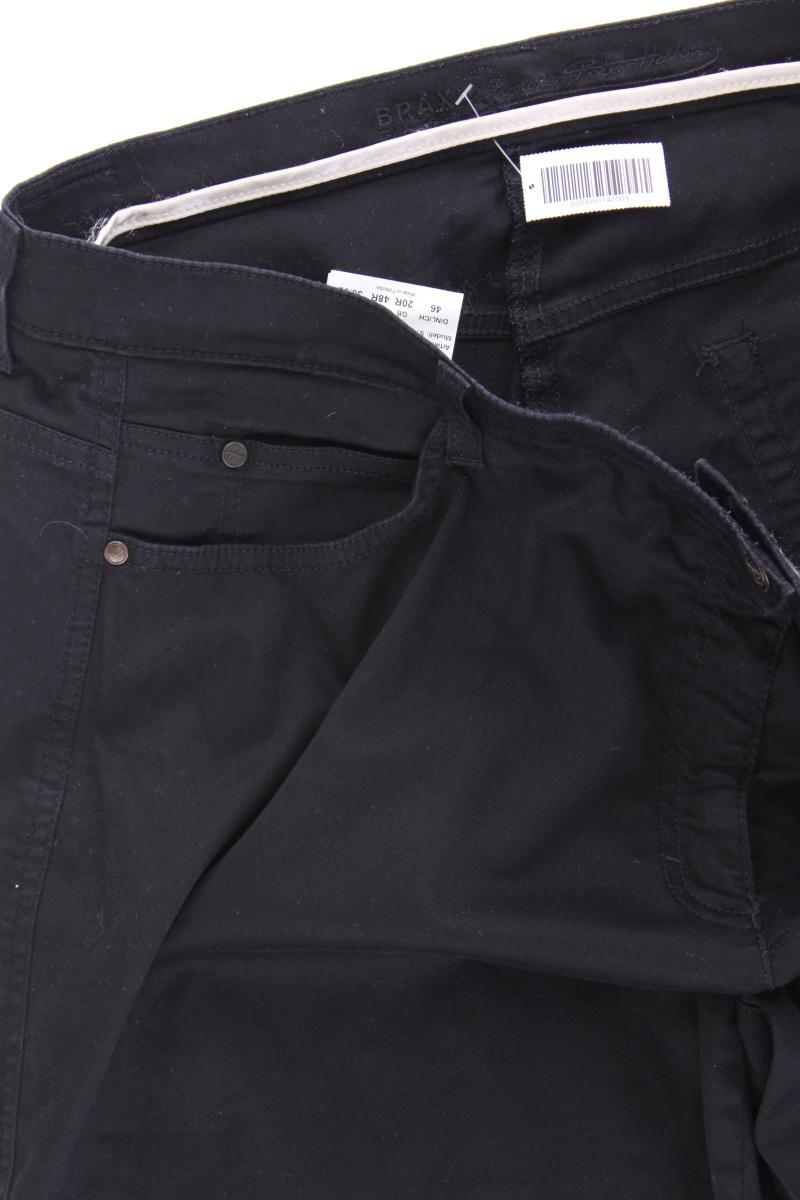 Brax Hose Gr. 46 schwarz aus Baumwolle