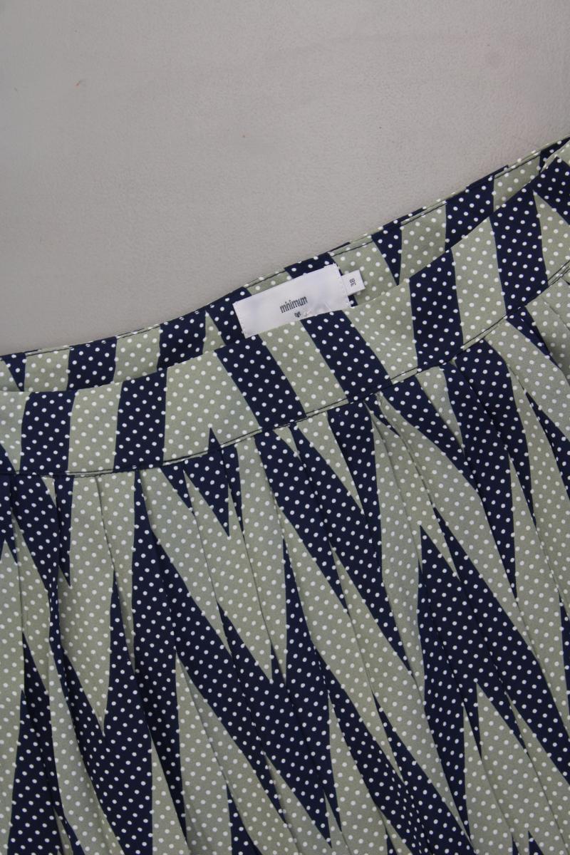 Minimum Maxirock Gr. 38 gepunktet blau aus Polyester