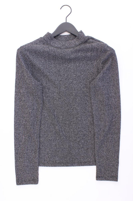 Reserved Longsleeve-Shirt Gr. XL Langarm mit Glitzer silber aus Polyester