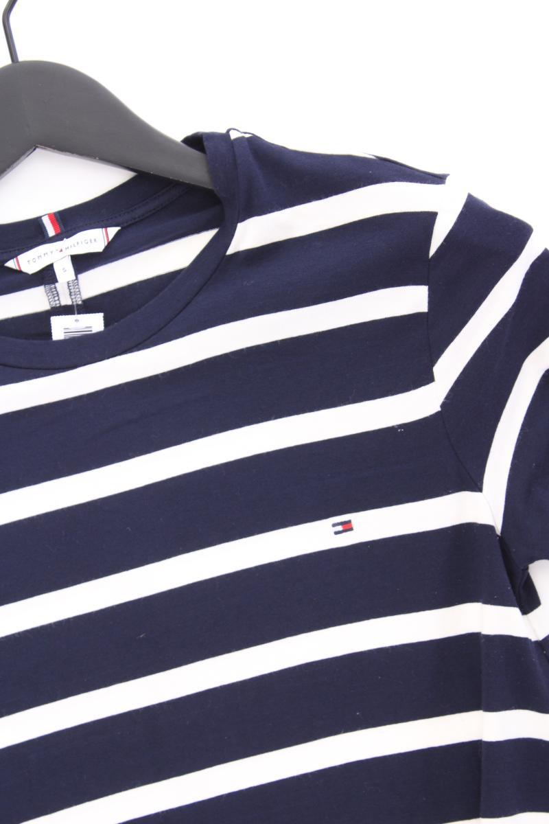 Tommy Hilfiger Jerseykleid Gr. S gestreift Kurzarm blau
