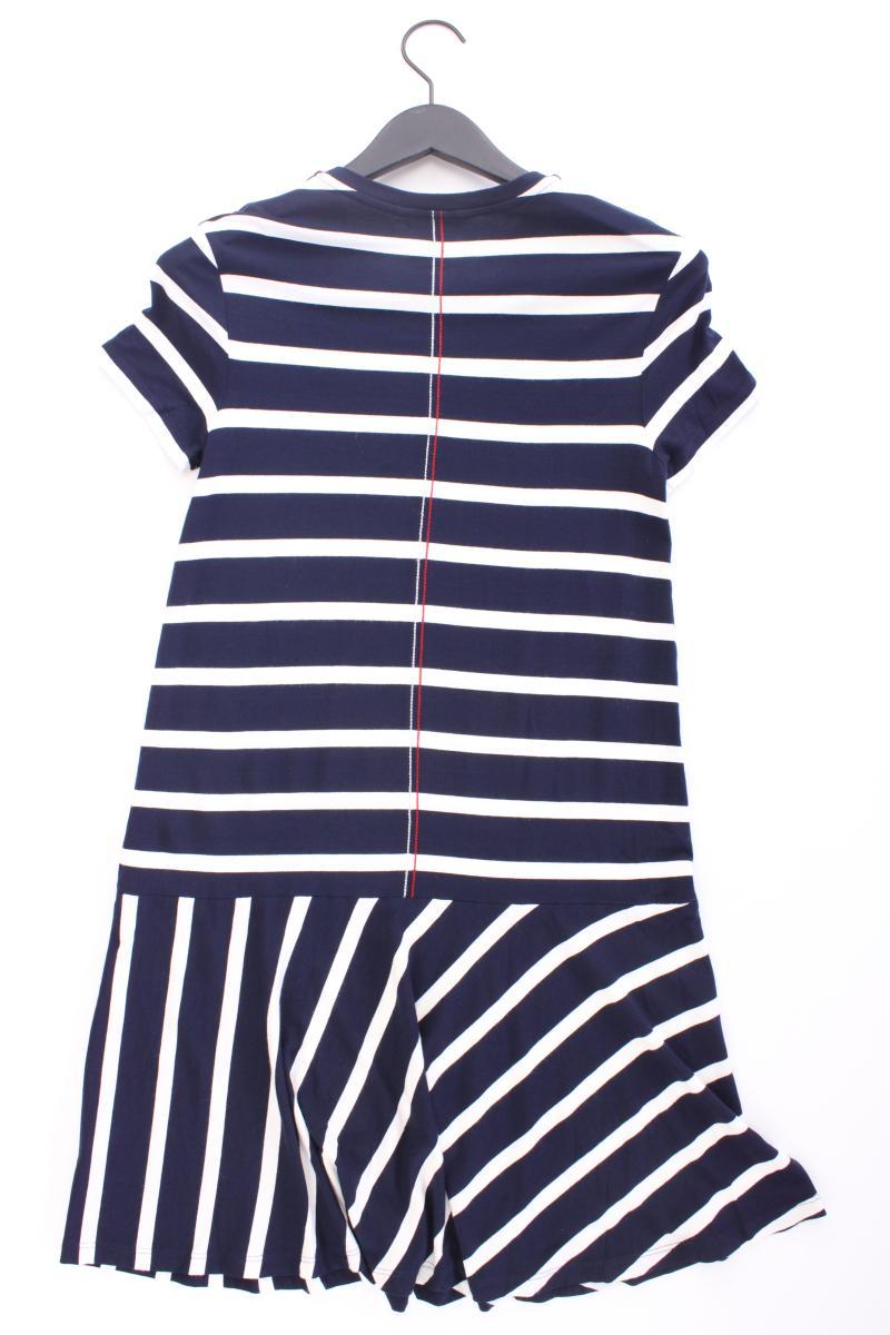 Tommy Hilfiger Jerseykleid Gr. S gestreift Kurzarm blau