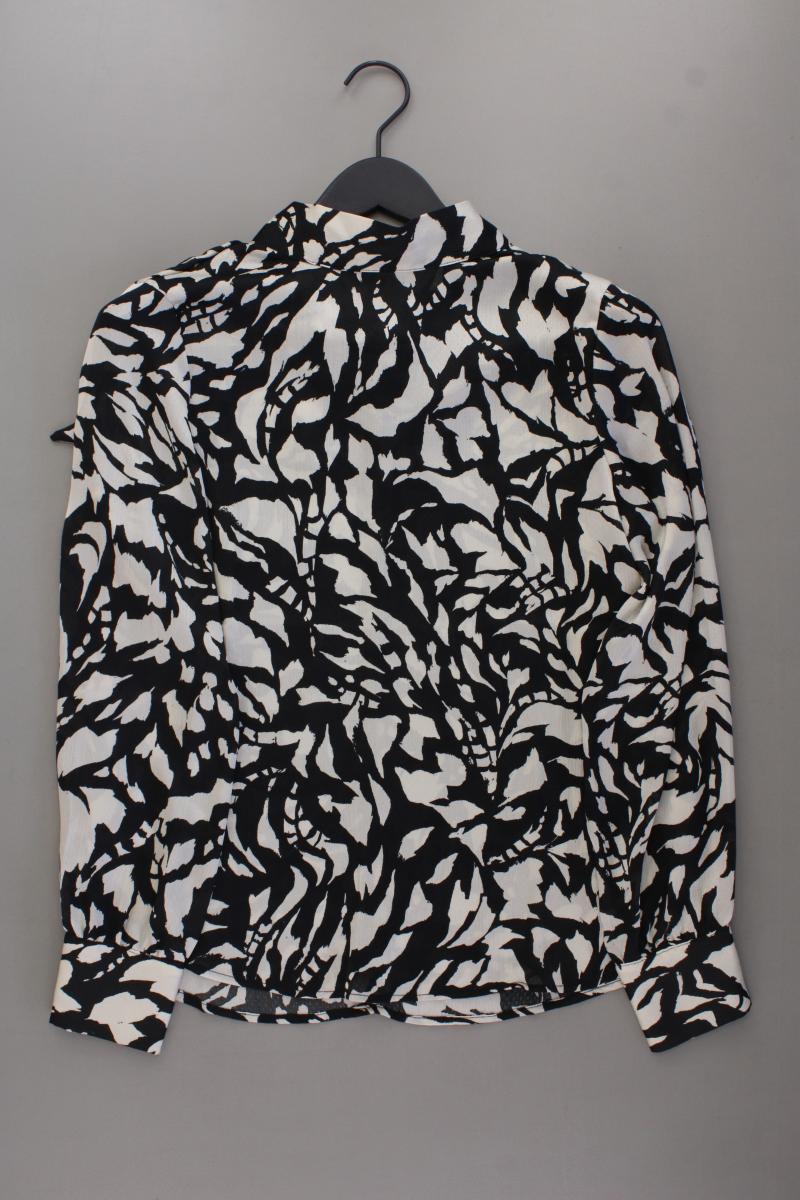 Mango Langarmbluse Gr. M schwarz aus Polyester