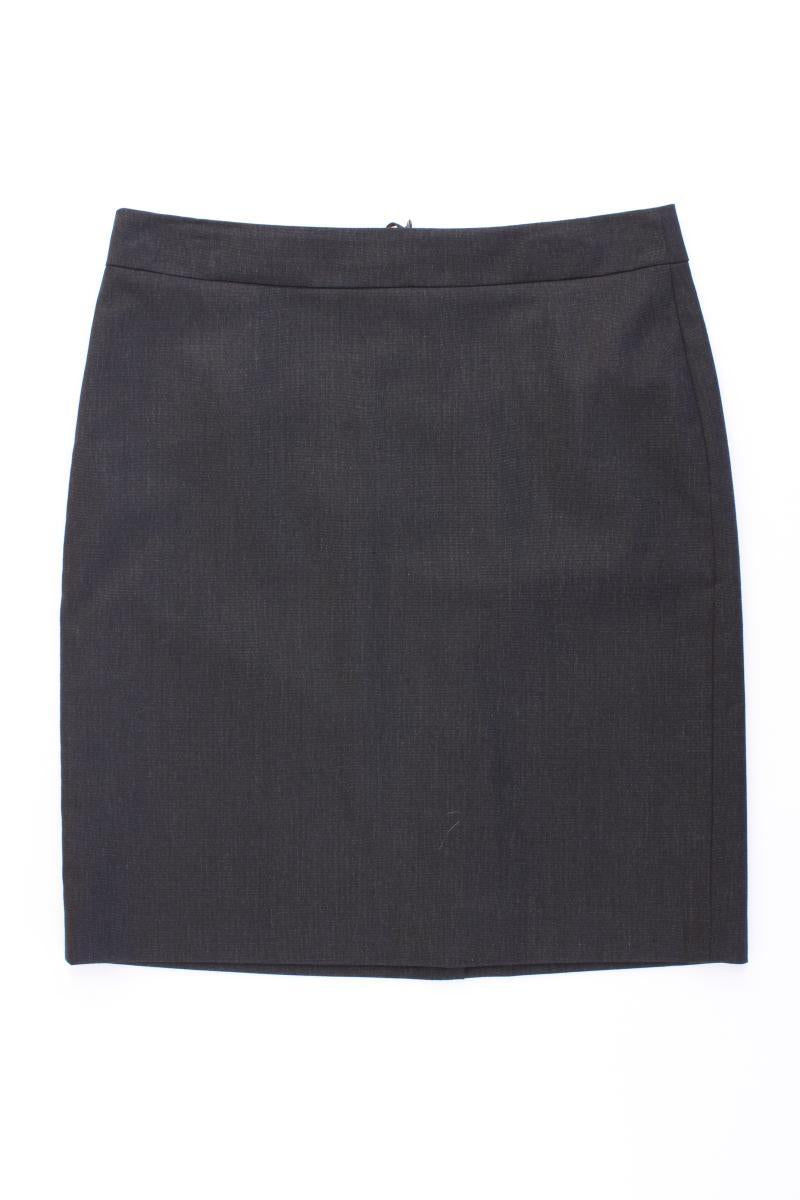 More&More Bleistiftrock Gr. 36 grau aus Polyester