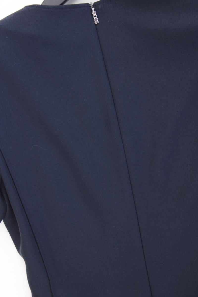 BOSS by Hugo Boss Bleistiftkleid Gr. 36 Kurzarm blau aus Viskose