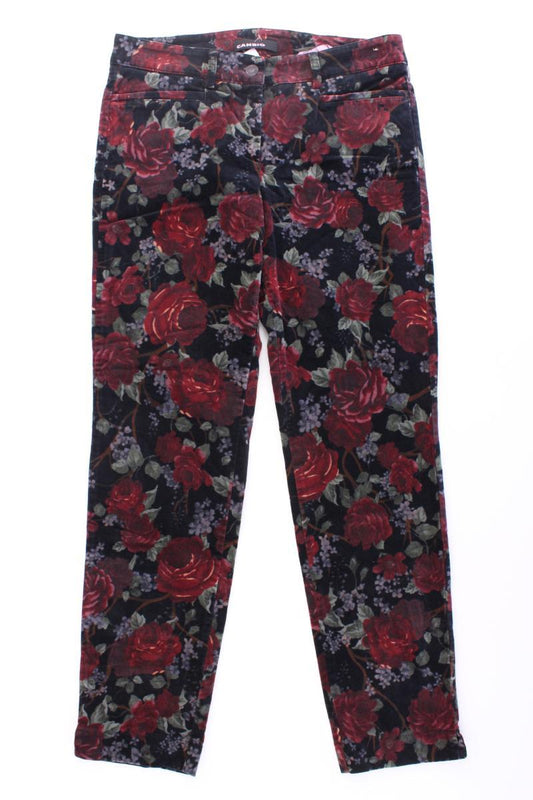 Cambio Hose Gr. 36 mit Blumenmuster mehrfarbig aus Baumwolle