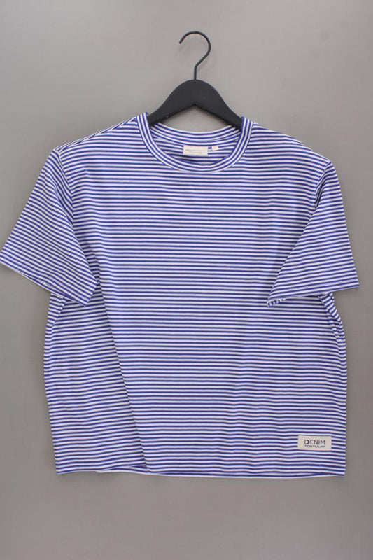 Tom Tailor (Denim) Ringelshirt Gr. L gestreift Kurzarm blau