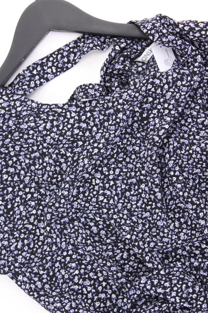 Only Kurzarmkleid Gr. 38 blau aus Polyester