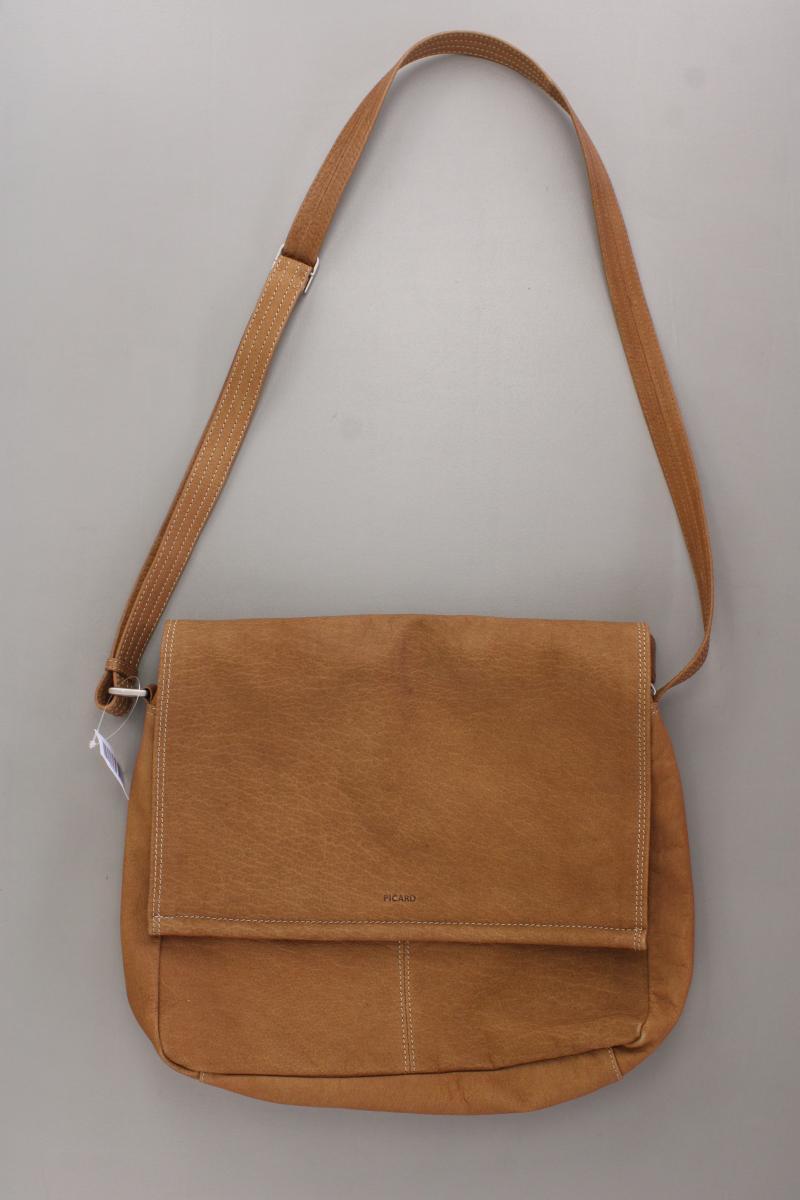 Picard Schultertasche für Herren neuwertig braun aus Leder
