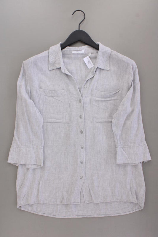 Opus Bluse Modell Fado Gr. 40 3/4 Ärmel grau aus Viskose