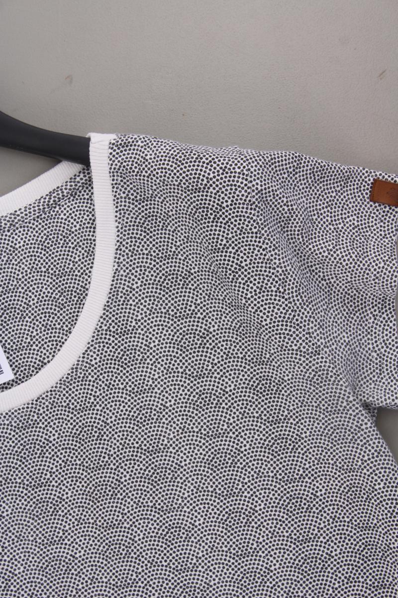 ALIFE AND KICKIN Longshirt Gr. XL gepunktet Kurzarm grau aus Baumwolle