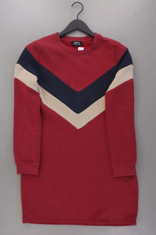 Only Pulloverkleid Gr. M Langarm rot aus Baumwolle