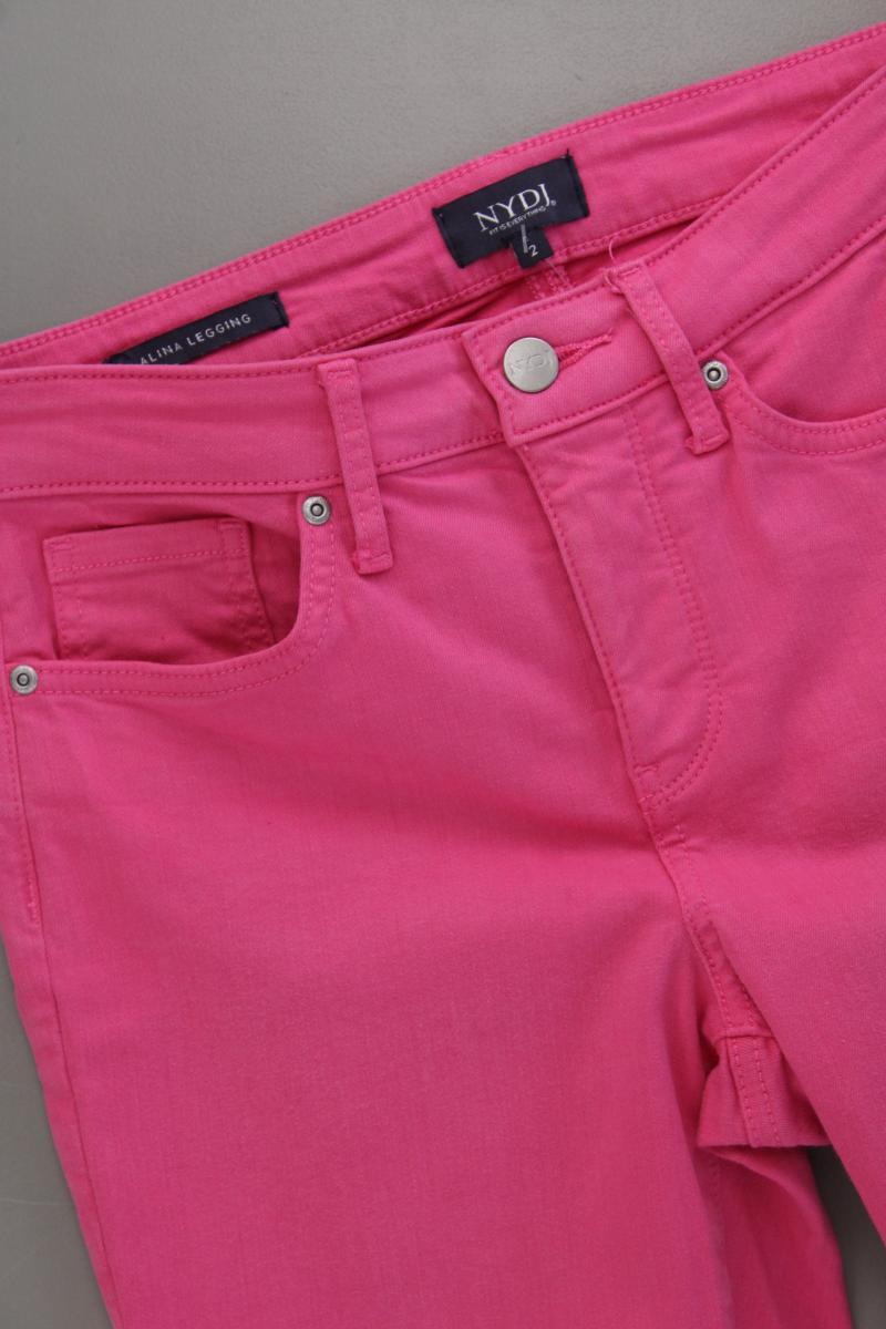 NYDJ Skinny Jeans Gr. 32 pink aus Baumwolle