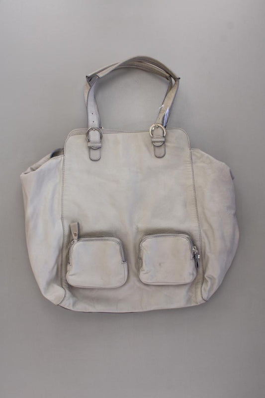 René Lezard Henkeltasche grau aus Leder
