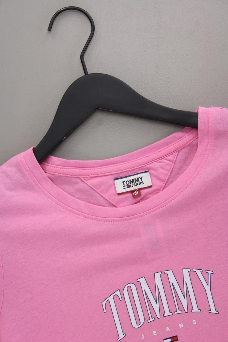Tommy Jeans Printshirt Gr. M Kurzarm pink