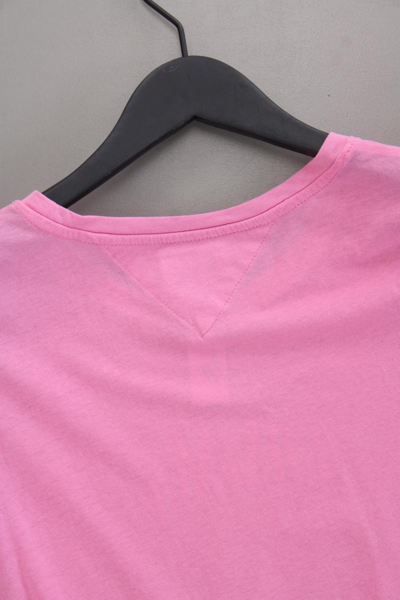 Tommy Jeans Printshirt Gr. M Kurzarm pink