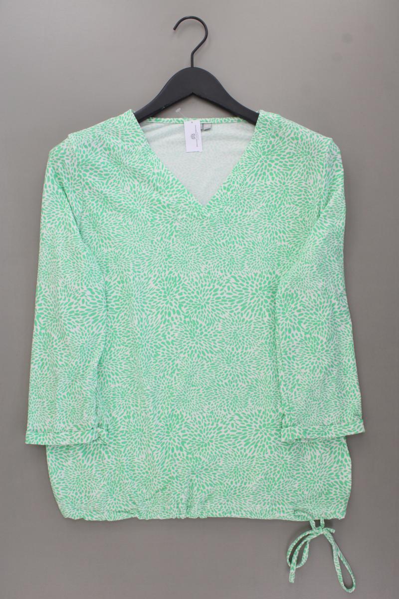 Sure Printshirt Gr. XL geometrisches Muster 3/4 Ärmel grün aus Polyester