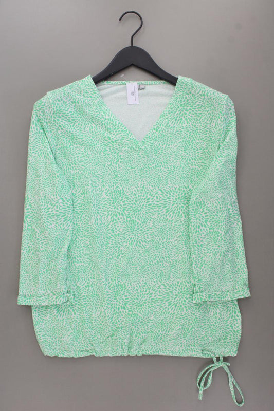 Sure Printshirt Gr. XL geometrisches Muster 3/4 Ärmel grün aus Polyester