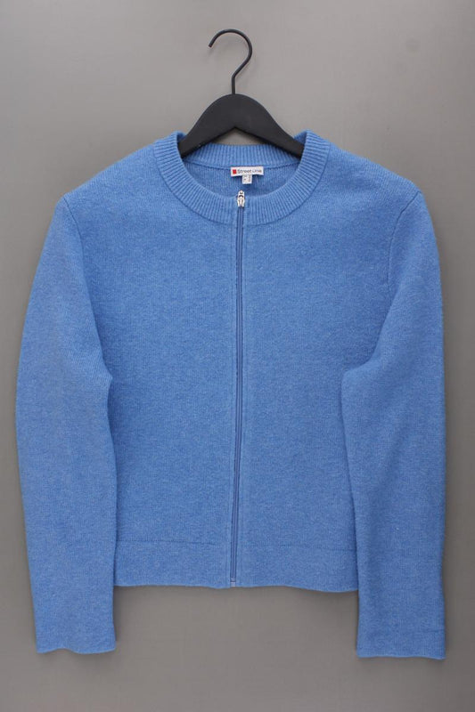 Street One Strickjacke Gr. 38 Langarm blau