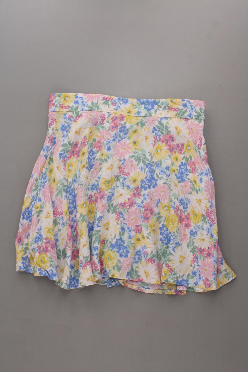Stradivarius Skort Gr. XS mit Blumenmuster mehrfarbig