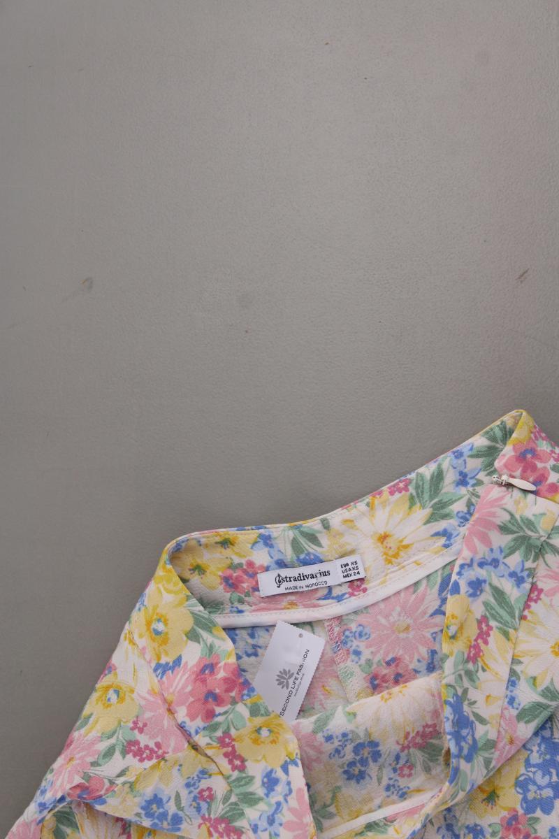 Stradivarius Skort Gr. XS mit Blumenmuster mehrfarbig
