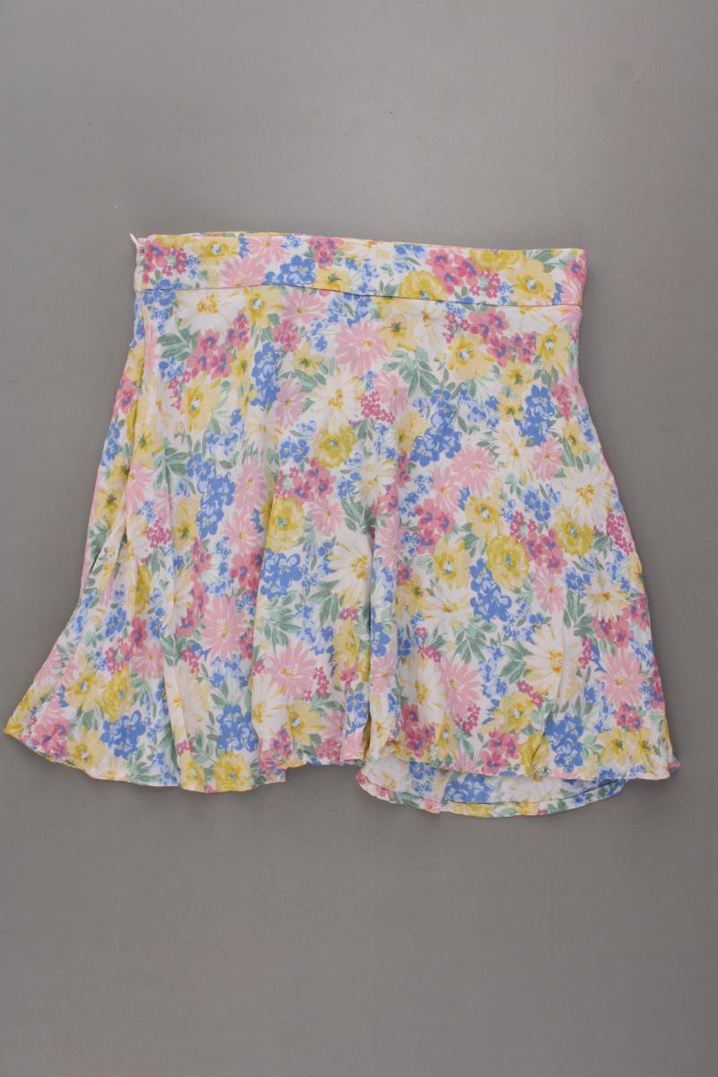 Stradivarius Skort Gr. XS mit Blumenmuster mehrfarbig