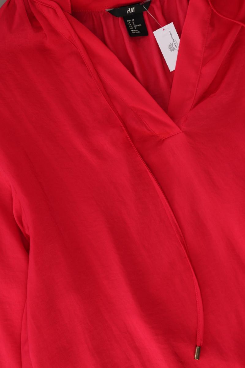 H&M Bluse Gr. 38 Langarm pink aus Polyester