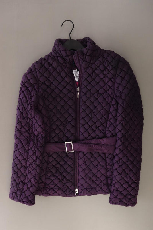 Escada Sport Steppjacke Gr. 34 mit Gürtel Vintage lila aus Polyamid