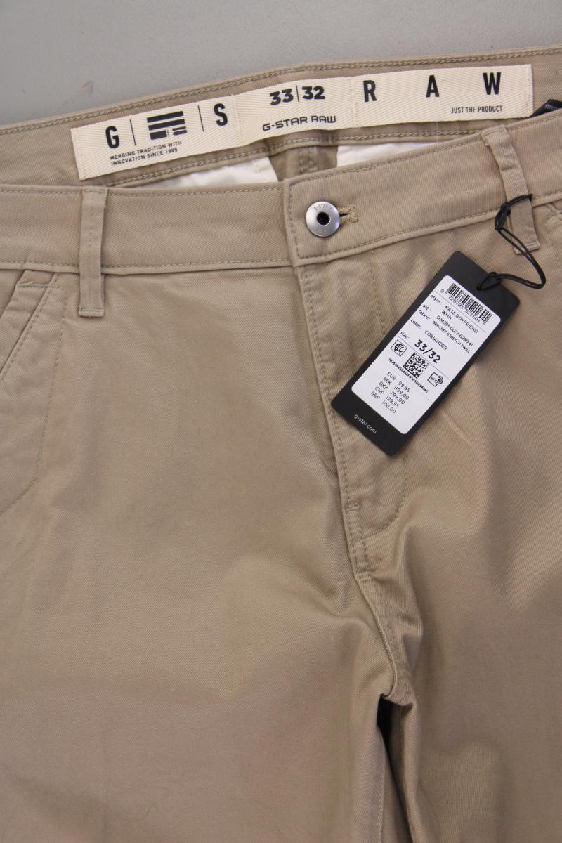 G-Star RAW Boyfriend Hose Gr. W33/L32 neu mit Etikett Neupreis: 99,95€! braun