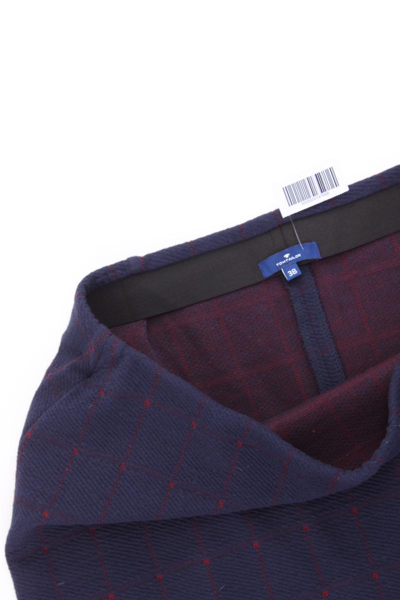 Tom Tailor Stretchrock Gr. 38 blau aus Baumwolle