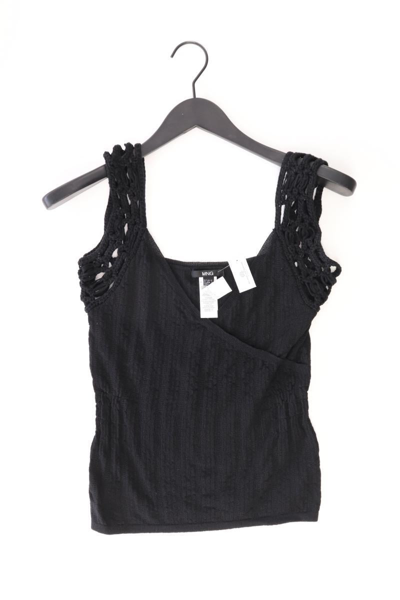 Mango Trägertop Gr. S Vintage schwarz aus Viskose