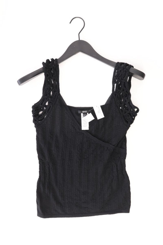 Mango Trägertop Gr. S Vintage schwarz aus Viskose