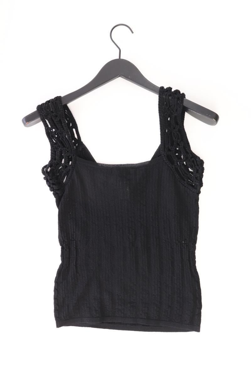 Mango Trägertop Gr. S Vintage schwarz aus Viskose