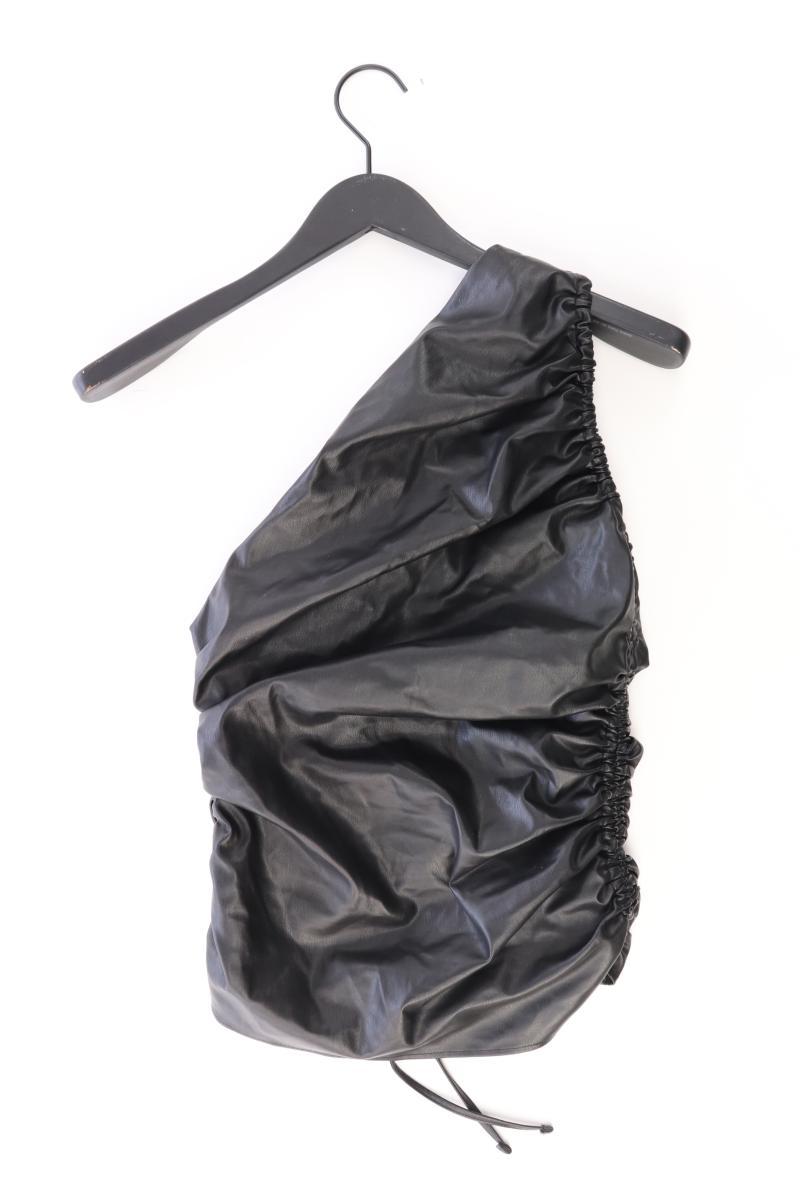Zara Ärmellose Bluse Gr. S schwarz aus Polyurethan