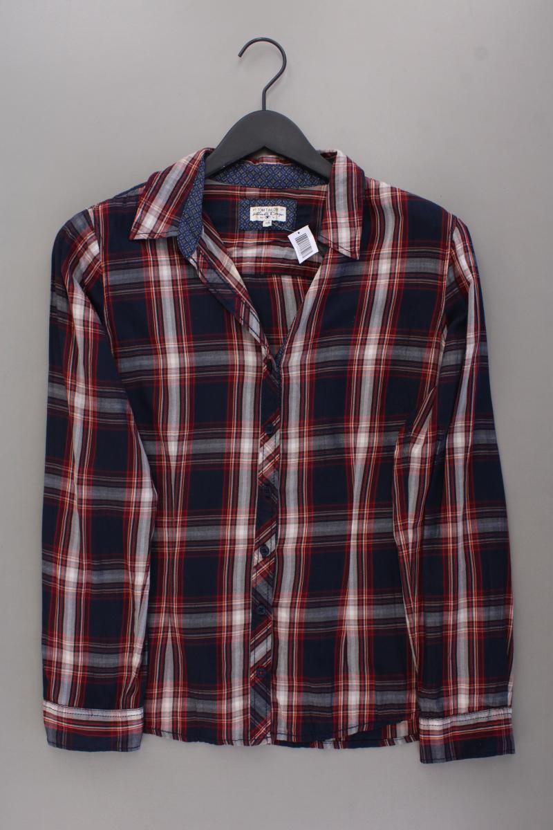Tom Tailor Karobluse Gr. 40 kariert Langarm mehrfarbig