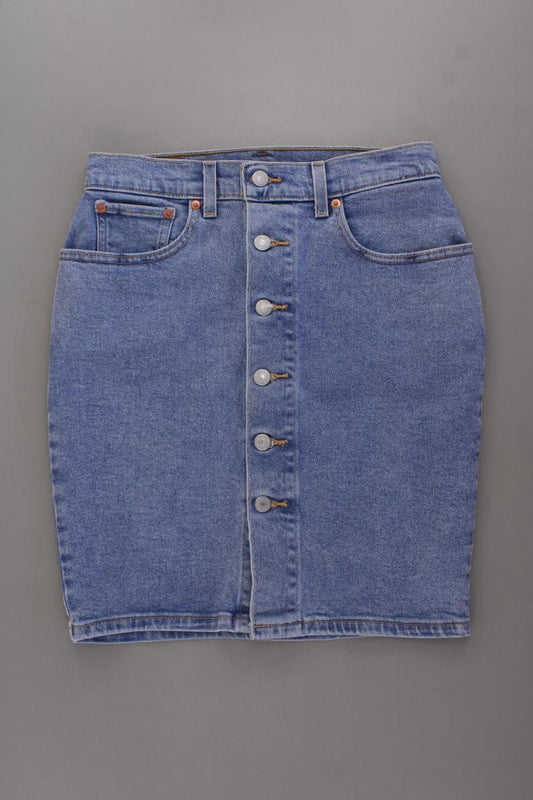 Levi's Jeansrock Gr. W27 neuwertig blau aus Baumwolle