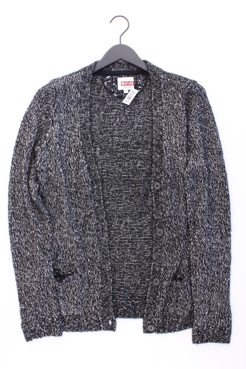 Mustang Strickjacke Gr. XL Langarm silber