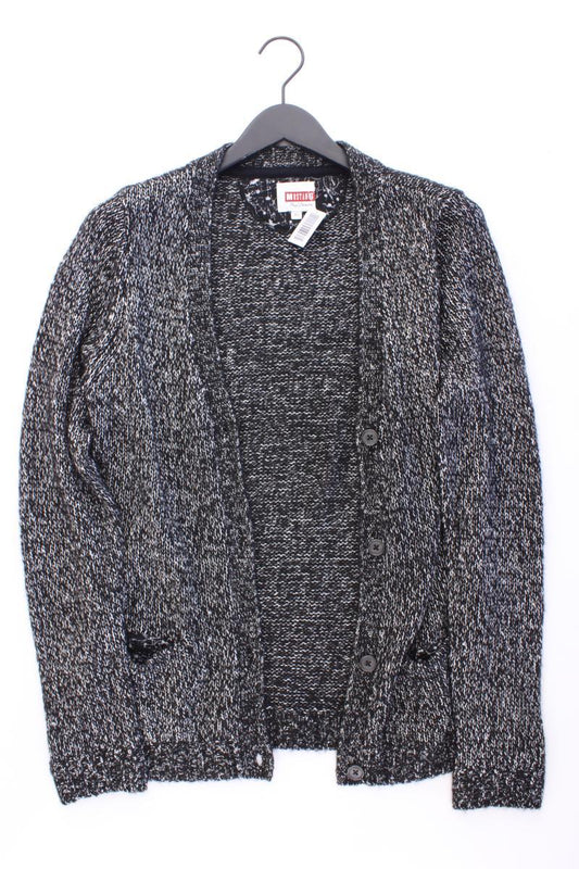 Mustang Strickjacke Gr. XL Langarm silber