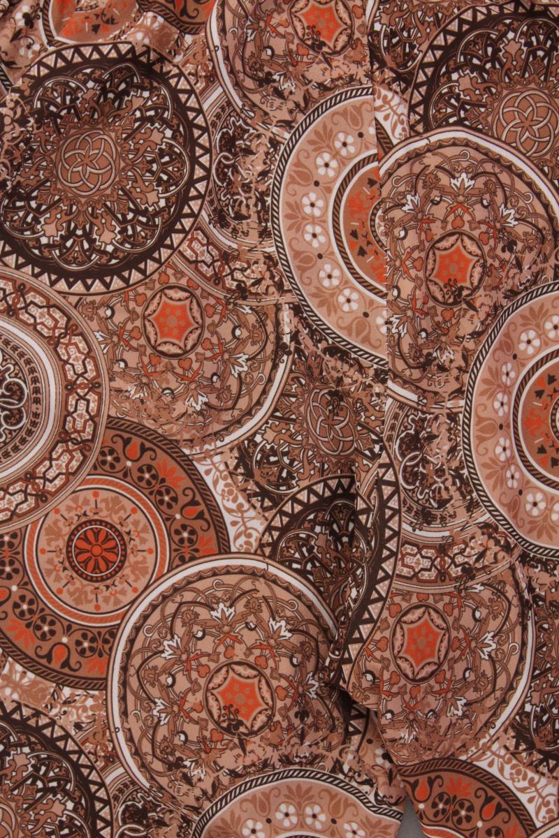 Bexley's Stoffhose Gr. Kurzgröße 24 geometrisches Muster neuwertig orange