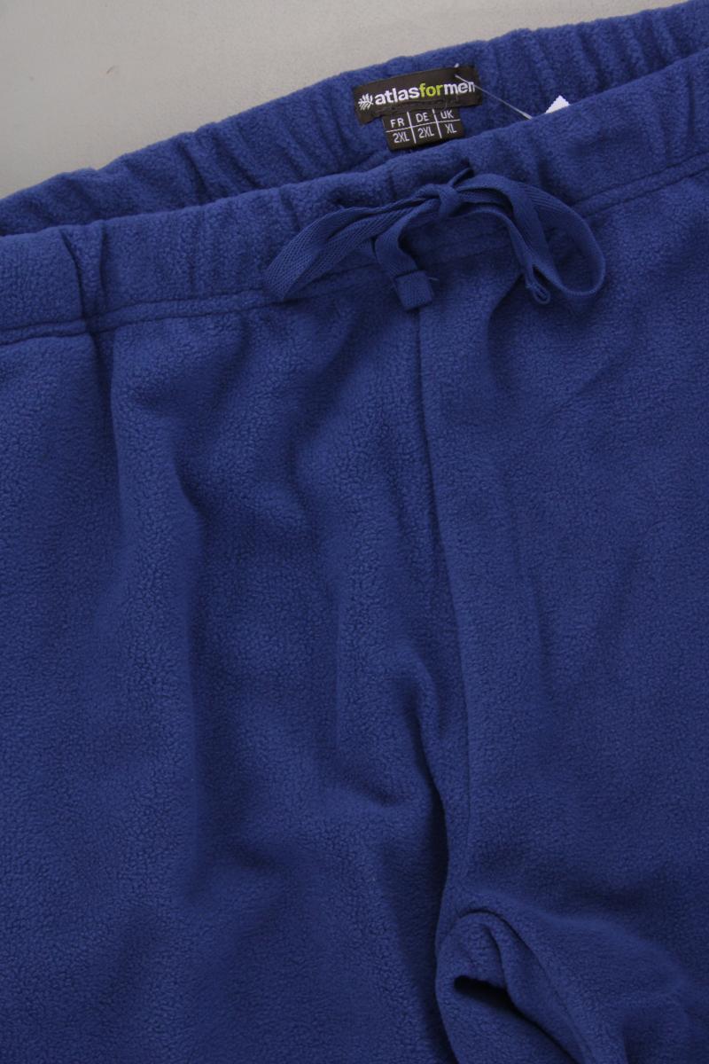 Atlas For Men Fleecehose für Herren Gr. XXL neuwertig blau aus Polyester