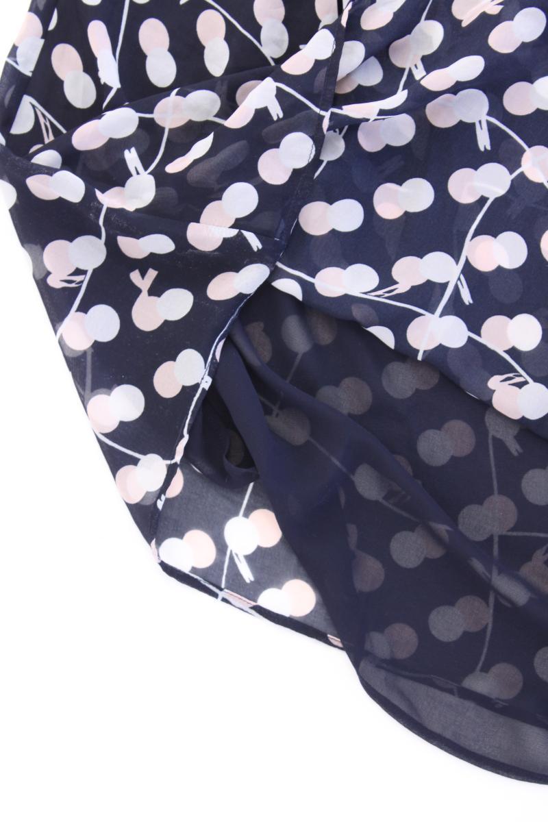 Ashley Brooke Kurzarmbluse Gr. 42 blau aus Polyester