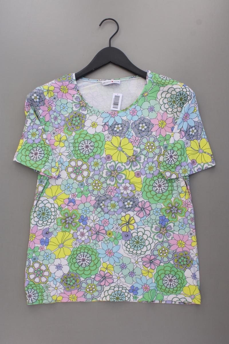 Helena Vera Printshirt Gr. 40 mit Blumenmuster neuwertig Kurzarm mehrfarbig