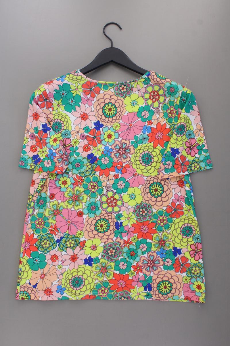 Helena Vera Printshirt Gr. 42 mit Blumenmuster neuwertig Kurzarm mehrfarbig