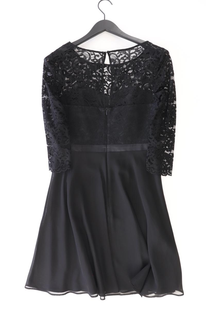 Vera Mont Abendkleid Gr. 38 3/4 Ärmel schwarz aus Polyester