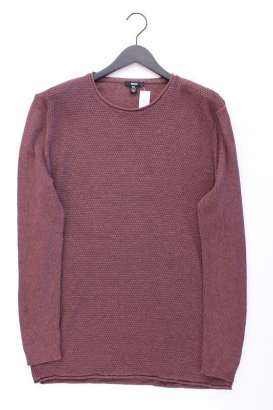 Mavi Feinstrickpullover für Herren Gr. XXL lila aus Baumwolle