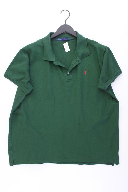 Polo Club Poloshirt für Herren Gr. XXL neuwertig Kurzarm grün aus Baumwolle