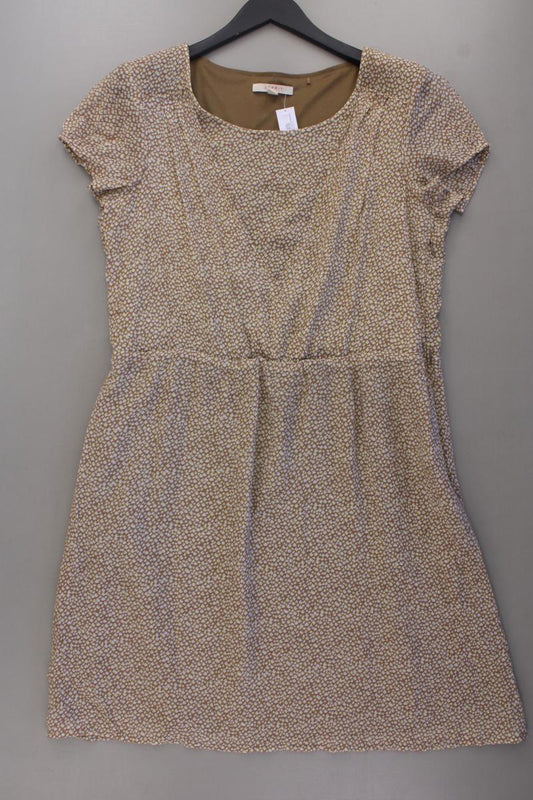 Esprit Kurzarmkleid Gr. 44 braun aus Polyester