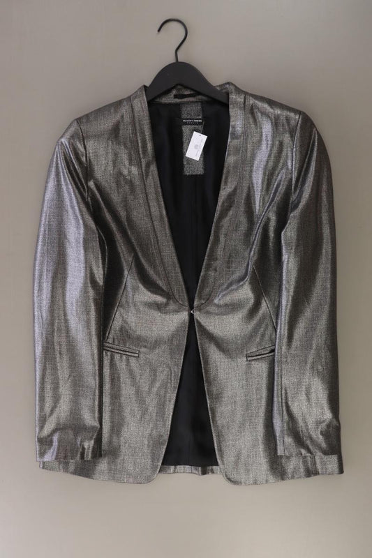 Blacky Dress Longblazer Gr. 40 silber aus Viskose